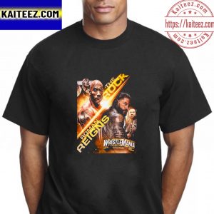 WWE WrestleMania 39 The Rock vs Roman Reigns Vintage T-Shirt