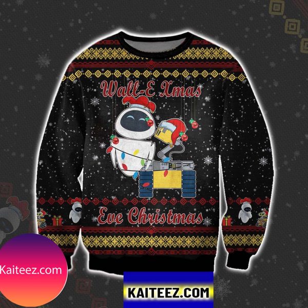 Wall-e And Eve Christmas Christmas Ugly Sweater