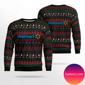 Walmart Logo Christmas Ugly  Sweater