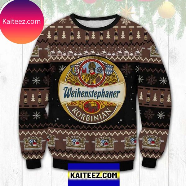 Weihenstephan Korbinian Brewery 3D Christmas Ugly Sweater