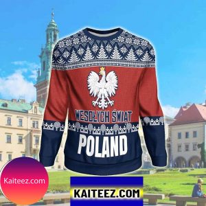 Wesolych Swiat Poland 3d All Over Print Christmas Ugly Sweater