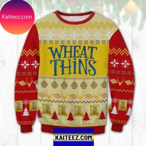 Wheat Thins 3D Christmas Ugly Sweater