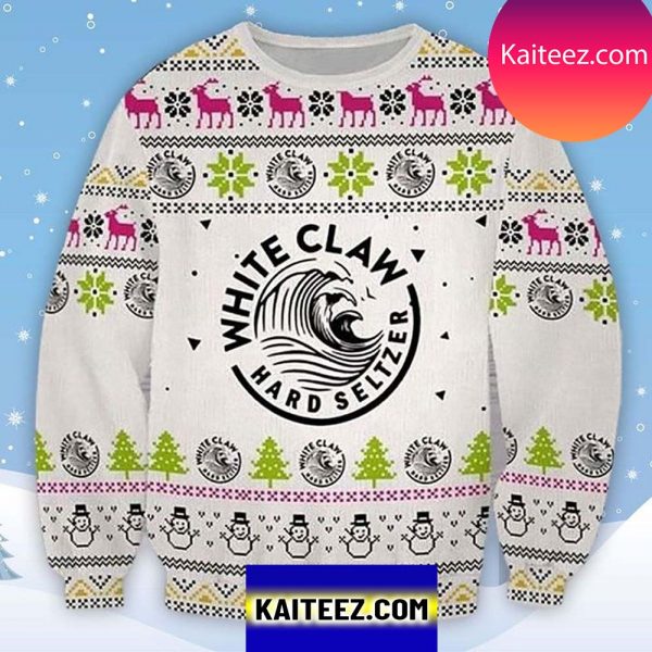 White Claw Hard Seltzer Christmas Ugly Sweater