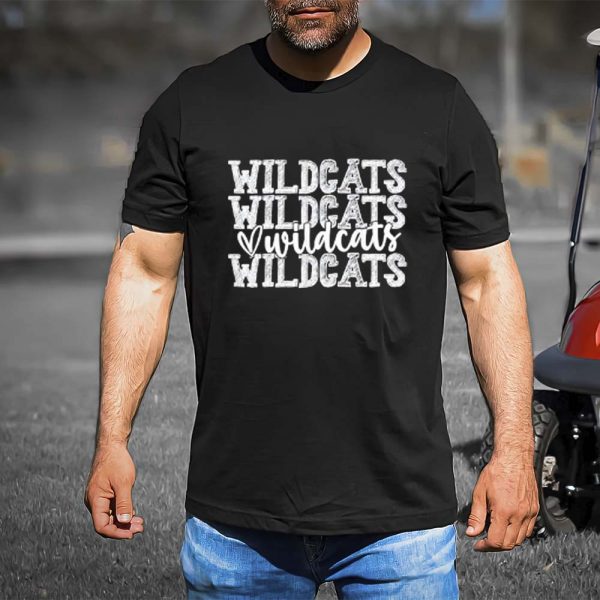 Wildcats Spirit Wear Game Day School Mascot Sport Fan Team Gift T-Shirt