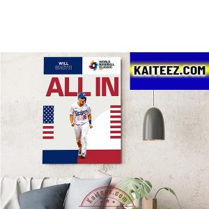 Will Smith Is All In For The 2023 World Baseball Classic ArtDecor Poster Canvas