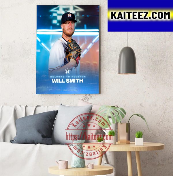 Will Smith Welcome To Houston Astros Art Decor Poster Canvas