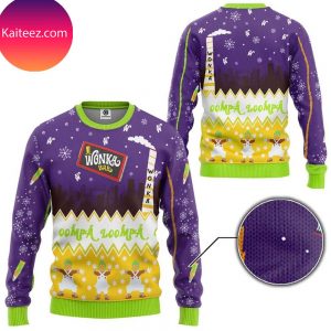 Willy Wonka &amp The Chocolate Factory Christmas Ugly Sweater