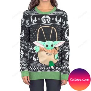 Women’s Star Wars Baby Yoda The Child Forces Trees For Unisex Christmas Ugly  Sweater
