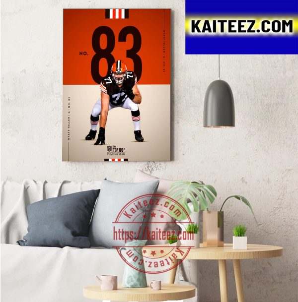 Wyatt Teller Is The NFL Top 100 Art Decor Poster Canvas