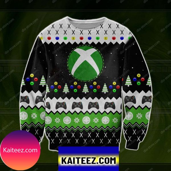Xbox 3d All Over Printed Christmas Ugly Sweater