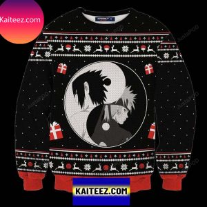 Yin Yang Naruto Sasuke Christmas Ugly Sweater