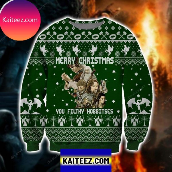 You Filthy Hobbitses 3d All Over Printed Christmas Ugly Sweater