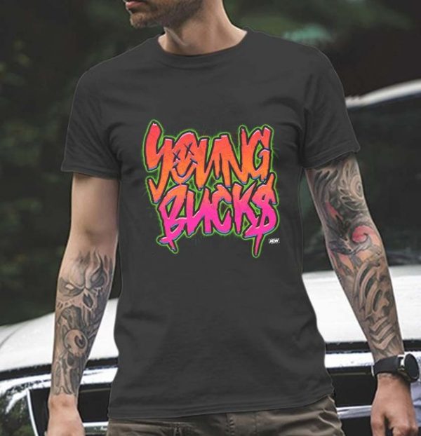 Young Bucks Summer Kick Party Love AEW T-shirt
