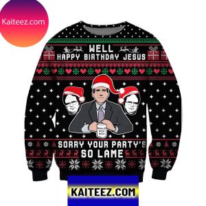 Your Party’s So Lame 3d All Over PrintedChristmas Ugly  Sweater