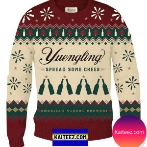 Yuengling Spread Your Cheer 3D Christmas Ugly Sweater