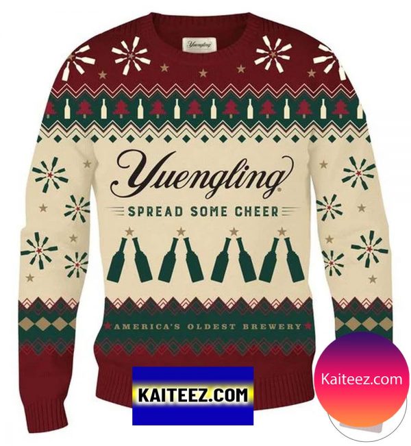 Yuengling Spread Your Cheer 3D Christmas Ugly Sweater