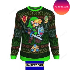 Zelda Link Christmas Ugly Sweater