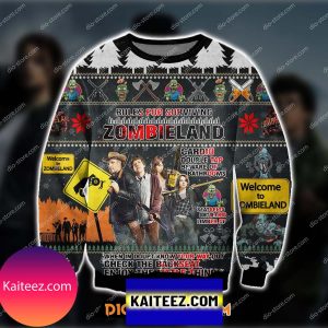 Zombieland Comedy Film 3d Print Christmas Ugly Sweater