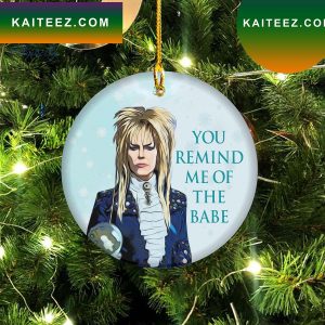 2022 David Bowie Christmas You Remind Me Of The Babe Ornament