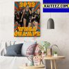 2022 WNBA Champs Are Las Vegas Aces Champions Art Decor Poster Canvas