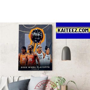 2022 WNBA Playoffs Finals Las Vegas Aces Vs Connecticut Sun Decorations Poster Canvas