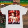Albert Pujols 700 Career Home Runs Signature St Louis Cardinals 2022 T-Shirt