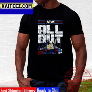 AEW All Out 2022 Marquee Design Vintage T-Shirt