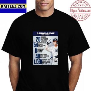 Aaron Judge 2022 Season Of New York Yankees MLB  Vintage T-Shirt