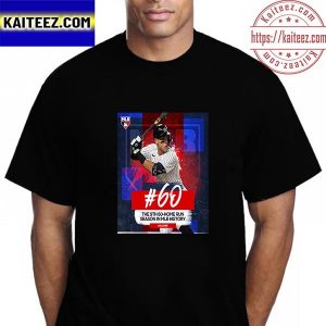 Aaron Judge 60 HRs Season In MLB Vintage T-Shirt