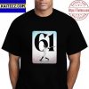 Aaron Judge 61 Home Runs In A Season AL All Time Vintage T-Shirt