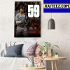 Aaron Judge Of New York Yankees MLB 59 Home Runs Art Decor Poster Canvas