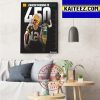 Aaron Rodgers Of Green Bay Packers 450 TDS Art Decor Poster Canvas