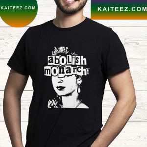 Abolish Monarchy Punk Font with the Queen Classic T-Shirt