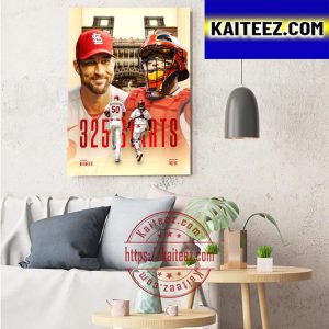 Adam Wainwright And Yadier Molina 325 Starts In MLB Decorations Poster Canvas