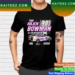 Alex Bowman Hendrick Motorsports Team Collection Black NASCAR Cup Series Playoffs T-shirt