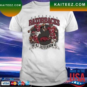 Arkansas Razorbacks KJ Jefferson Collage T-Shirt