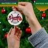 Arizona Cardinals NFL Custom Name Grinch Candy Cane Grinch Decorations Outdoor Ornament