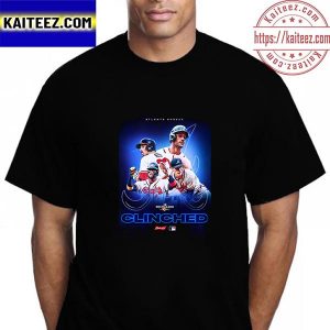 Atlanta Braves Clinched 2022 MLB Postseason Vintage T-Shirt