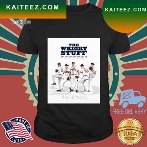 Atlanta Braves The Wright Stuff How One Pitcher Rocketed To Twenty WIns T-Shirt