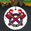 Atlanta Braves Mlb World Series Champions 2022 Christmas Decor Ornament