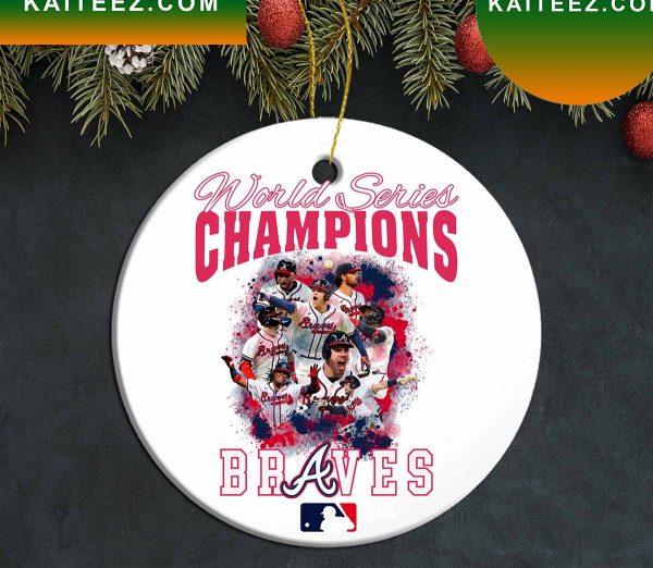 Atlanta Braves World Series Champions 2022 MLB Ornament