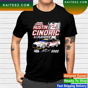 Austin Cindric Team Penske Black 2022 NASCAR Cup Series Playoffs T-shirt