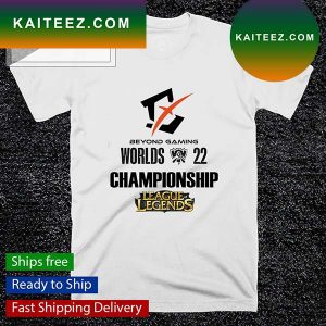 BEYOND GAMING WORLD CHAMPIONSHIP LEAGUE OF LEGENDS 2022 T-SHIRT