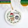 Baby Yoda Believe You Must Christmas Tree Snowflake Ceramic Ornament