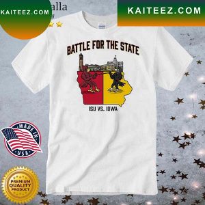 Battle For The State Isu Vs Iowa T-shirt