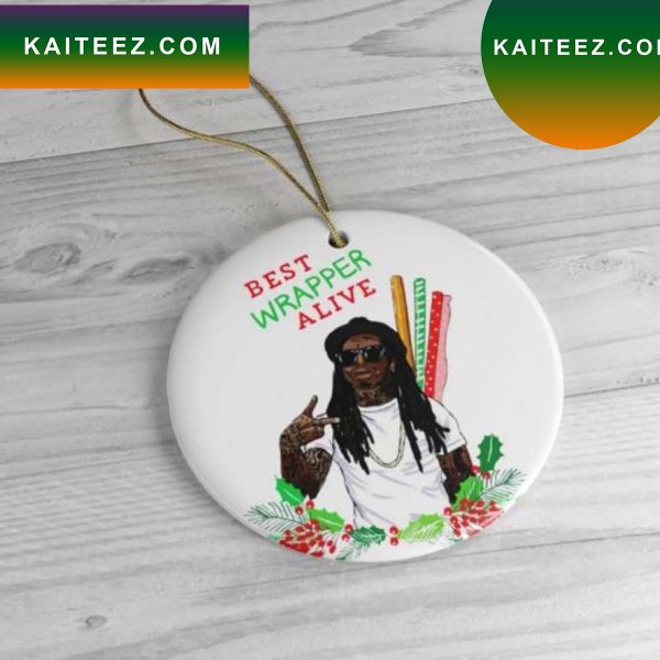 Best Wrapper Alive Christmas Circle Ornament