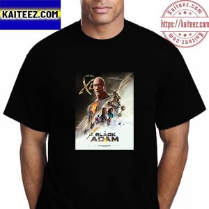 Black Adam New Poster Movie Of DC Comics Vintage T-Shirt