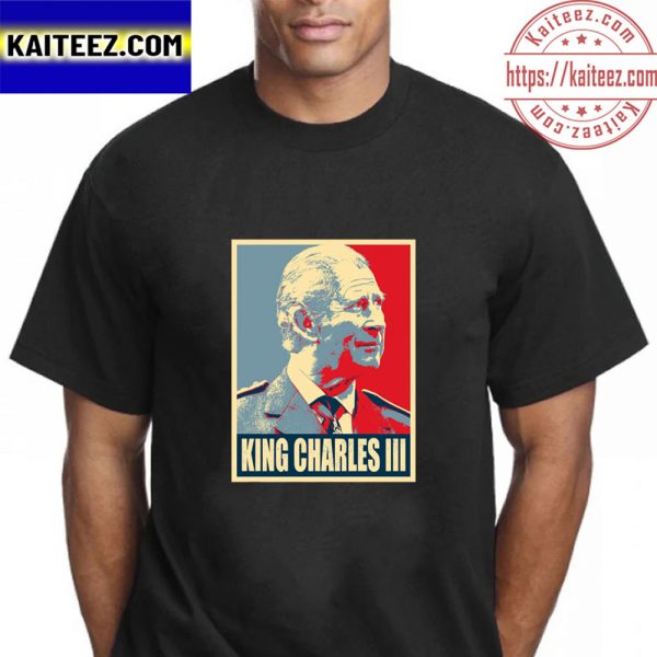 Britain King Charles III Vintage T-Shirt