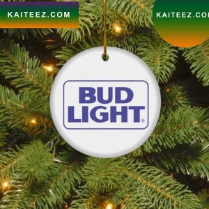 Bud Light Christmas Circle Ornament