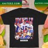 Buffalo Bills And New York Yankees Diggs Allen Aaron Judge And Anthony Rizzo signatures T-shirt
